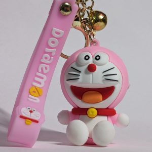 Doraemon Pink Keychain
